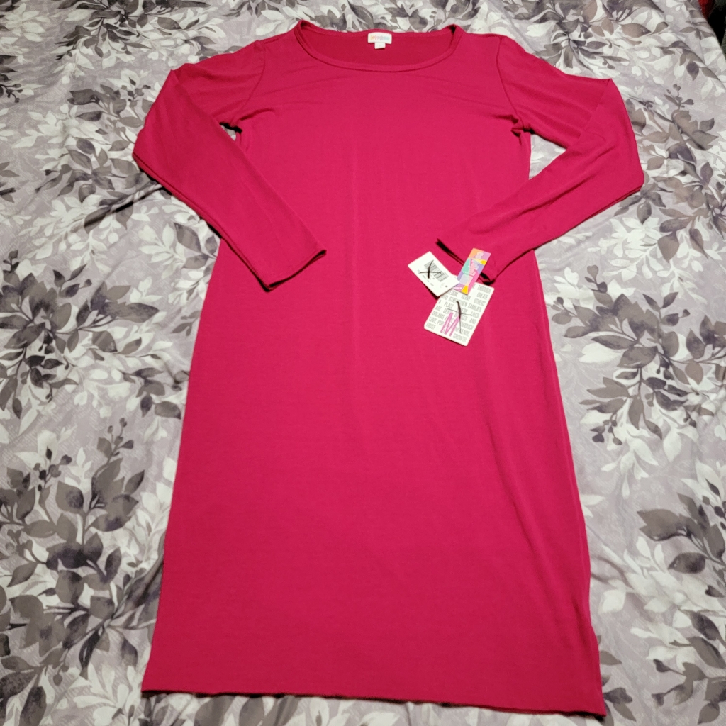 Lularoe Pink Debbie Dress